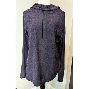 Tangerine Womens Activewear Long Sleeve Hoodie Pullover Shirt Size SMALL